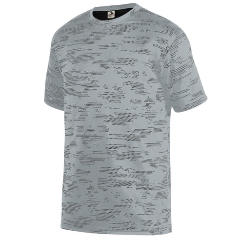 Augusta Sportswear Youth Sleet Wicking Tee (1802-C), Color 'SilverBlack'