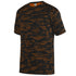 Augusta Sportswear Youth Sleet Wicking Tee (1802-C), Color 'Black/Power Orange'