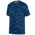 Augusta Sportswear Youth Sleet Wicking Tee (1802-C), Color 'Navy/Silver'