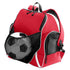 Augusta Sportswear Tri-Color Ball Backpack (1831-C), Color 'Red/Black/White'