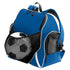 Augusta Sportswear Tri-Color Ball Backpack (1831-C), Color 'Royal/Black/White'