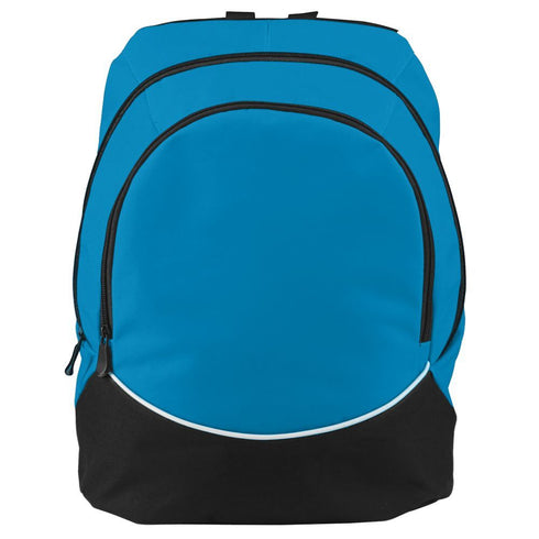 Augusta Sportswear Large Tri-Color Backpack (1915), Color 'Power Blue/Black/White'