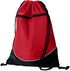 Augusta Sportswear Tri-Color Drawstring Backpack (1920), Color 'Red/Black/White'