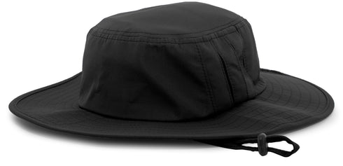Pacific Headwear Manta Ray Boonie Hat (1946B), Color 'Black'