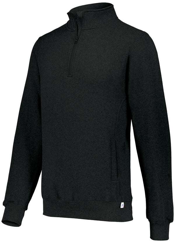 Russell Athletic Dri-Power® Fleece 1/4 Zip Pullover (1Z4HBM), Color 'Black'