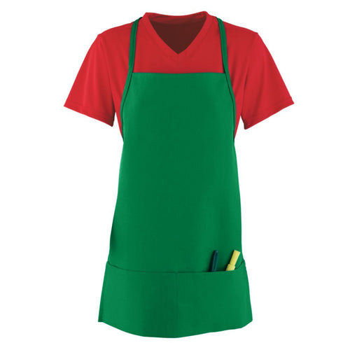 Augusta Sportswear Medium Apron W/ Pouch (2060-C), Color 'Kelly'