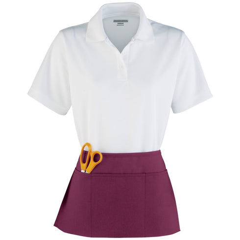 Augusta Sportswear Waist Apron (2115), Color 'Maroon'