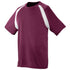 Augusta Sportswear Youth Wicking Color Block Jersey (219-C), Color 'Maroon/White'