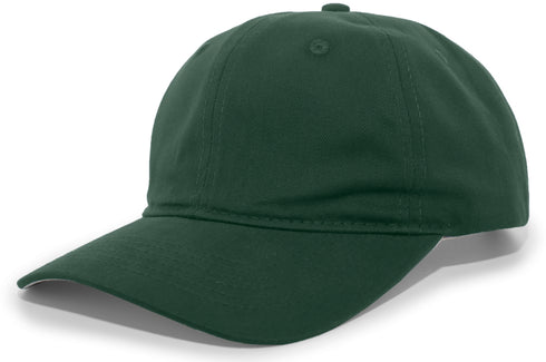 Pacific Headwear Brushed Cotton Twill Hook-And-Loop Adjustable Cap (220C), Color 'Hunter'