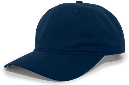 Pacific Headwear Brushed Cotton Twill Hook-And-Loop Adjustable Cap (220C), Color 'Navy'