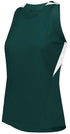 Holloway Ladies PR Max Track Jersey (221335), Color 'Dark Green/White'