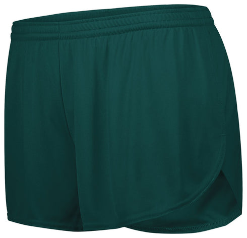 Holloway Ladies PR Max Track Shorts (221336), Color 'Dark Green'