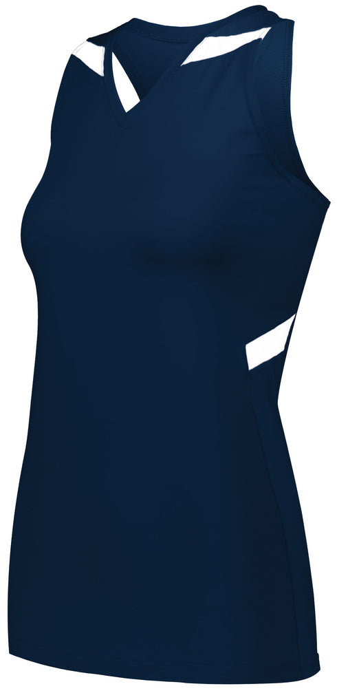 Holloway Ladies PR Max Compression Jersey (221337), Color 'Navy/White'