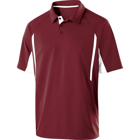 Holloway Avenger Polo (222530), Color 'Cardinal/White'