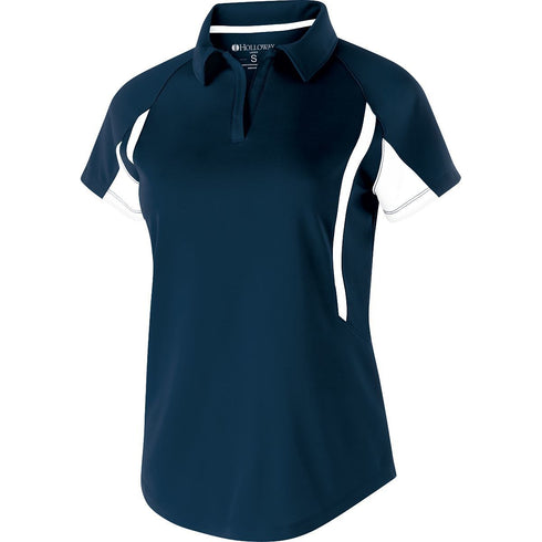 Holloway Ladies Avenger Polo (222730), Color 'Navy/White'