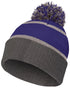Holloway Reflective Beanie (223816), Color 'Purple/Carbon'