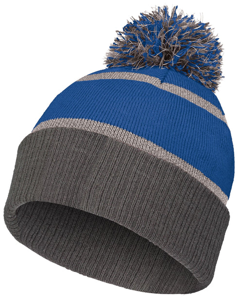 Holloway Reflective Beanie (223816), Color 'Royal/Carbon'