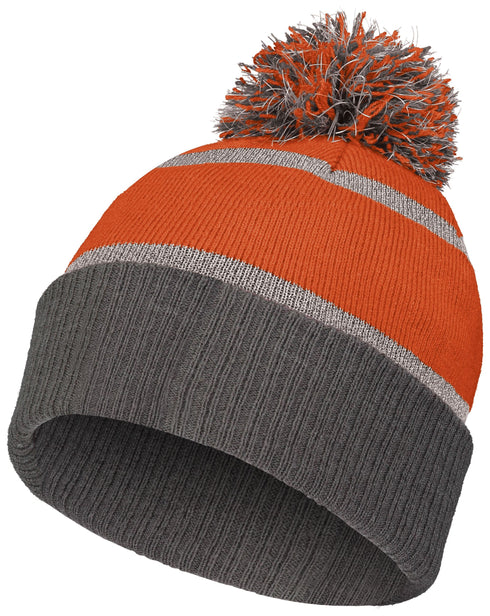 Holloway Reflective Beanie (223816), Color 'Orange/Carbon'