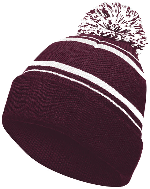 Holloway Homecoming Beanie (223860), Color 'Maroon/White'