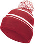 Holloway Homecoming Beanie (223860), Color 'Scarlet/White'