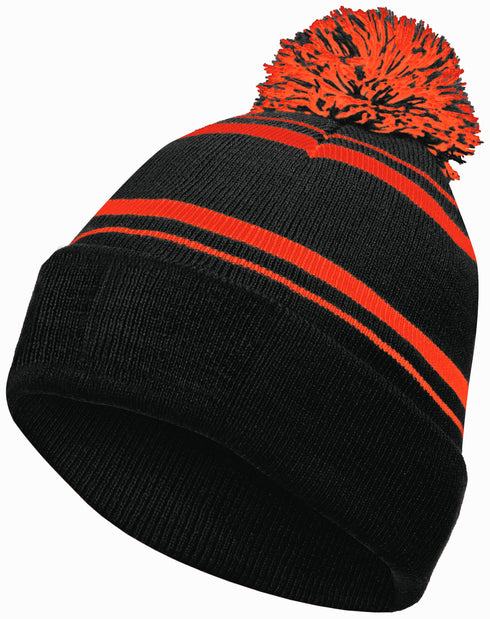 Holloway Homecoming Beanie (223860), Color 'Black/Orange'