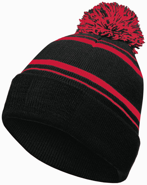 Holloway Homecoming Beanie (223860), Color 'Black/Scarlet'