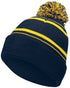 Holloway Homecoming Beanie (223860), Color 'Navy/Light Gold'