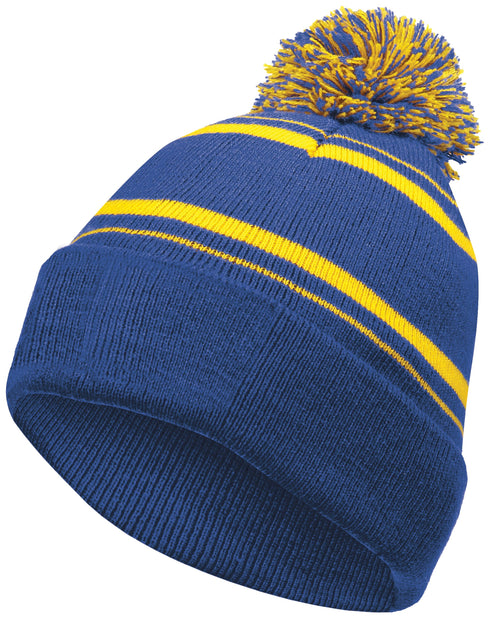 Holloway Homecoming Beanie (223860), Color 'Royal/Light Gold'