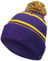 Holloway Homecoming Beanie (223860), Color 'Purple/Light Gold'
