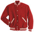 Holloway Letterman Jacket (224182), Color 'Scarlet/White'