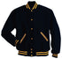 Holloway Letterman Jacket (224182), Color 'Dark Navy/Light Gold'