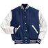 Holloway Varsity Tall Jacket (224683), Color 'Dark Royal/White'
