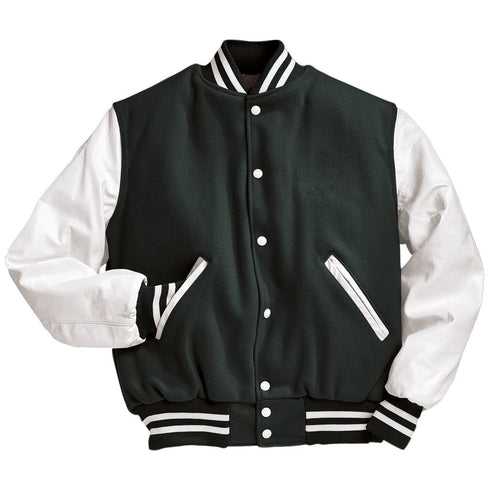 Holloway Varsity Tall Jacket (224683), Color 'Myrtle/White'