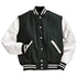 Holloway Varsity Tall Jacket (224683), Color 'Myrtle/White'