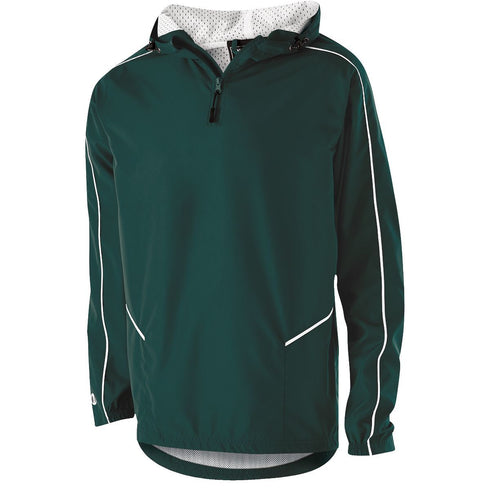 Holloway Wizard Pullover (229016), Color 'Dark Green/White'