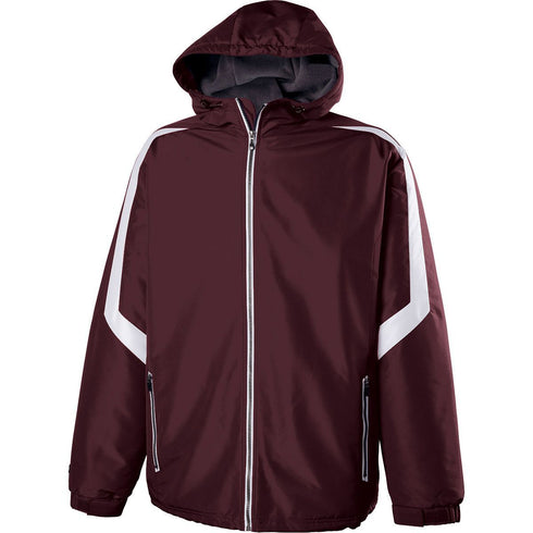 Holloway Charger Jacket (229059), Color 'Maroon/White'