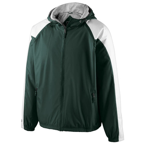 Holloway Homefield Jacket (229111), Color 'Dark Green/White'