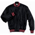 Holloway Heritage Jacket (229140), Color 'Black/Scarlet/White'