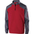 Holloway Raider Pullover (229155), Color 'Carbon Print/Scarlet'