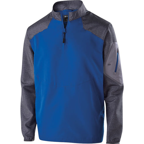 Holloway Raider Pullover (229155), Color 'Carbon Print/Royal'