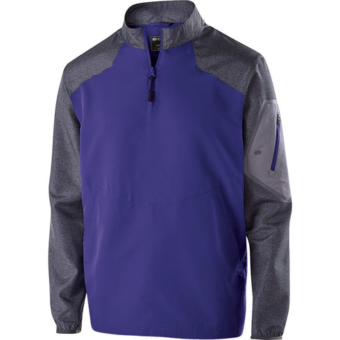 Holloway Raider Pullover (229155), Color 'Carbon Print/Purple'