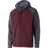 Holloway Raider Softshell Jacket (229157), Color 'Carbon Print/Maroon'
