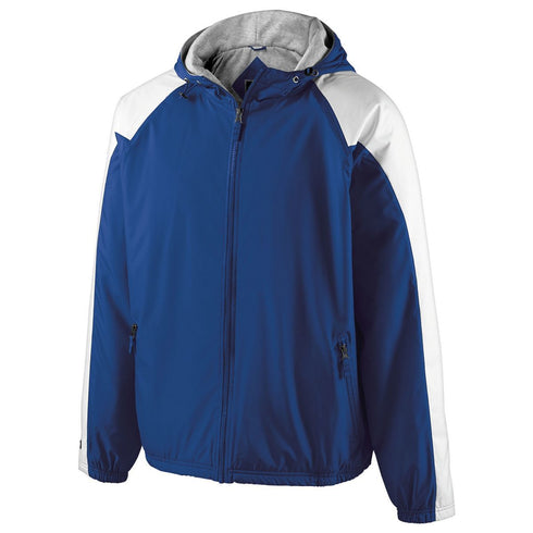 Holloway Youth Homefield Jacket (229211), Color 'Royal/White'