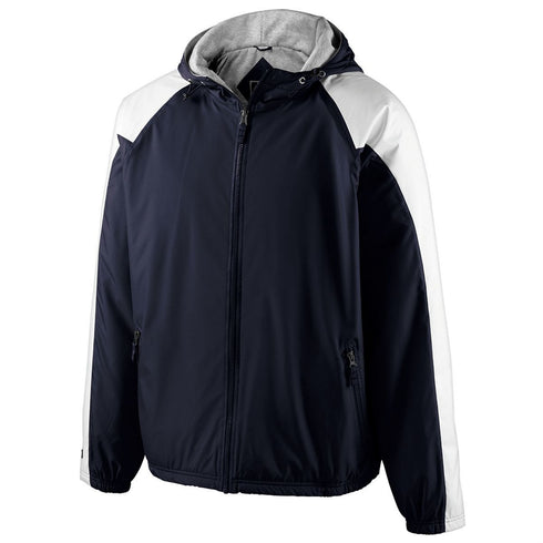 Holloway Youth Homefield Jacket (229211), Color 'Navy/White'