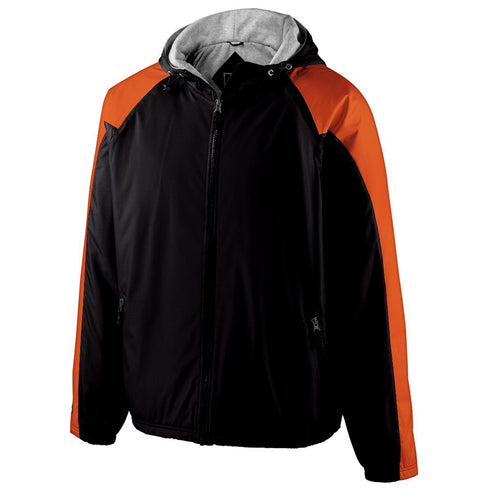 Holloway Youth Homefield Jacket (229211), Color 'Black/Orange'