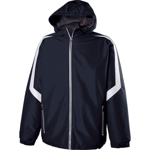 Holloway Youth Charger Jacket (229259), Color 'Navy/White'