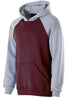Holloway Youth Banner Hoodie (229279), Color 'Maroon/Athletic Heather'