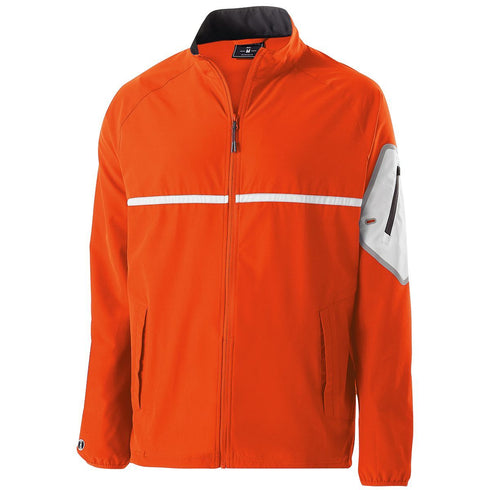 Holloway Weld Jacket (229543), Color 'Orange/White'