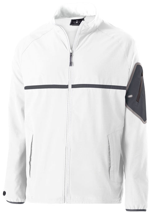 Holloway Weld Jacket (229543), Color 'White/Carbon'