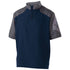 Holloway Raider Short Sleeve Pullover (229545), Color 'Carbon Print/Navy'